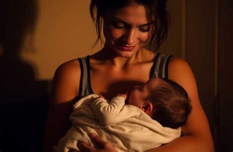 Motina su kūdikiu, simbolizuojanti pogimdyminę depresiją