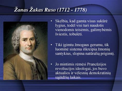 Žano Žako Ruso portretas