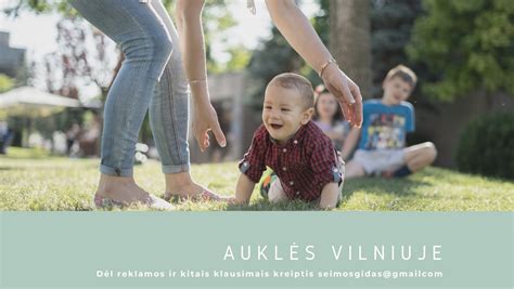 Auklės Vilniuje prižiūrinčios vaikus
