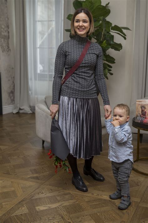 Lina Budzeikaitė su sūnumi