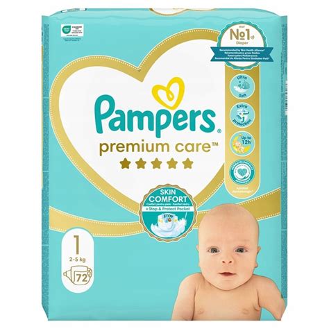 Pampers Premium Care 1 dydžio sauskelnių pakuotė
