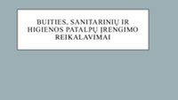 Schematinis pavaizdavimas sanitarinių patalpų reikalavimų