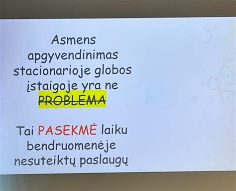 Schematinis atvaizdas, kaip vyksta perėjimas nuo institucinės globos prie bendruomeninių paslaugų