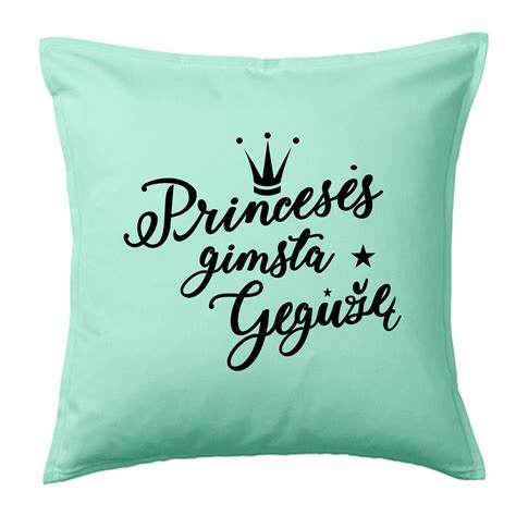 Dekoratyvinė pagalvėlė su užrašu 