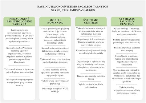 Schema su įvairių tipų pagalbos poreikiais senjorams