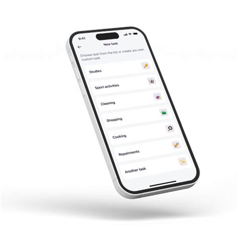Išmaniojo telefono ekrane rodoma mobilios auklės programėlė