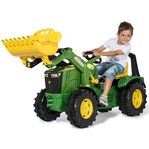 Rolly Toys John Deere traktorius su kaušu
