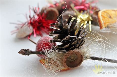 Įvairios gamtinės medžiagos vaikų kūrybai