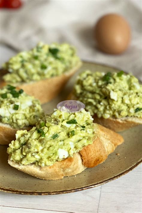 Avokado ir kiaušinių užtepėlės ingredientai