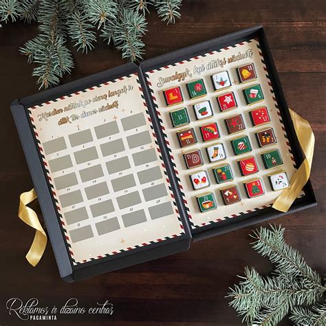 kalėdinis advento kalendorius su vaikais
