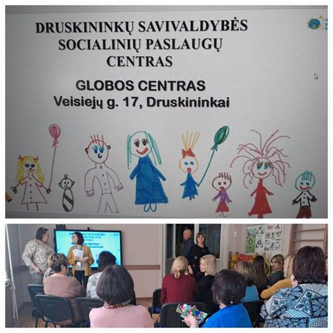 Vaizdas iliustruojantis globos centro veiklą