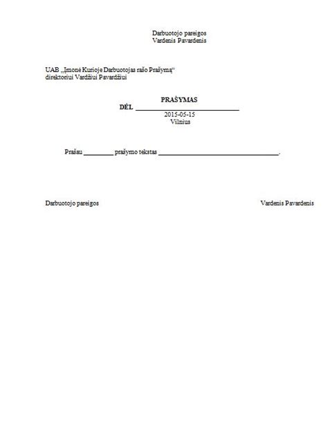 Pavyzdys, kaip įvesti vardą į atviruką