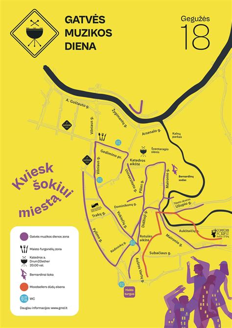 Žemėlapis su Tyzenhauzų gatvės 18 ir aplinkinių objektų išsidėstymu.
