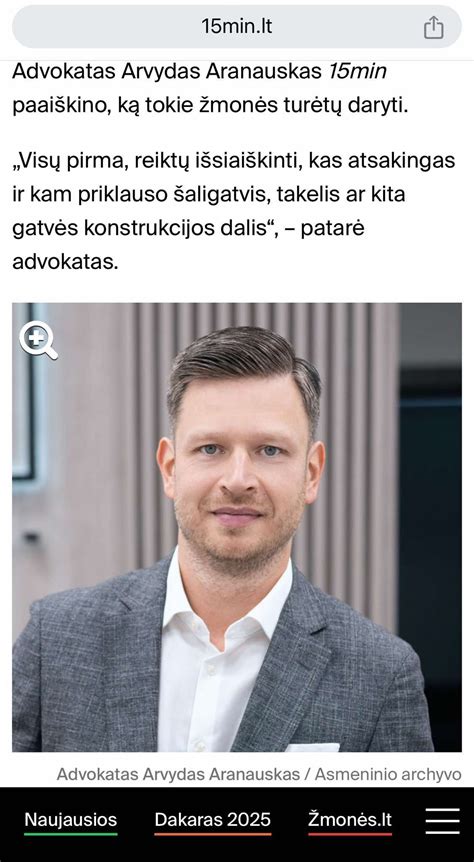 Arvydas Aranauskas - vadovas ir teisininkas