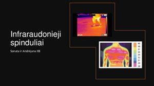 Infraraudonieji spinduliai naktinio matymo kameroje