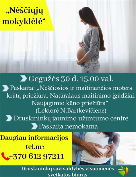 nėščiųjų mokyklėlė