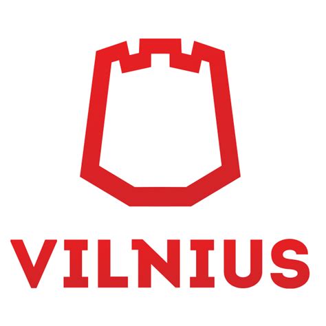 Vilniaus miesto logotipas, sukurtas Mariaus Vaupšo