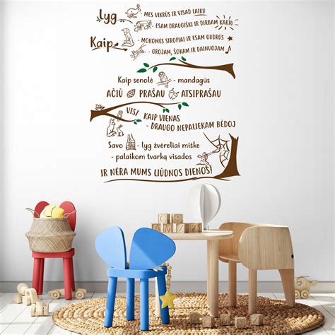 vaiku darzelio sienu lipdukai