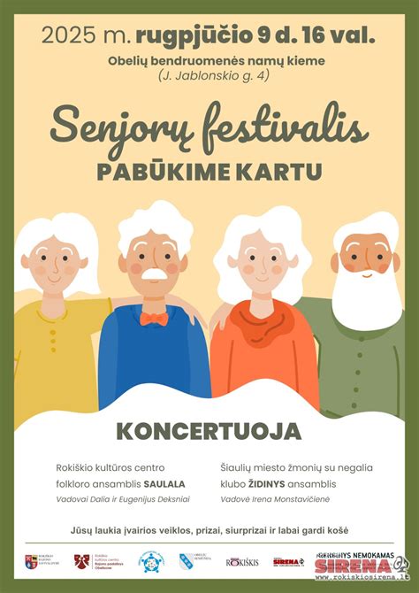 Senjorų bendravimas ir veiklos kartu