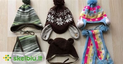 vaiku salikai ir kepures