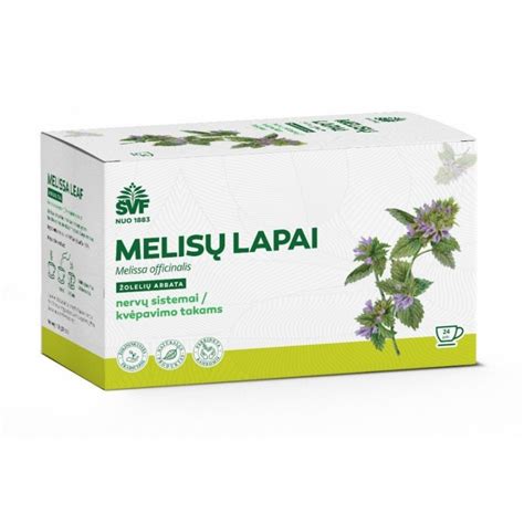 Melisos lapai ir arbata