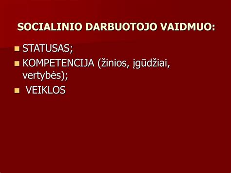 Socialinio darbo vertybės