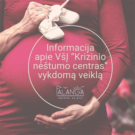 Svarbi informacija apie nėštumo rizikas