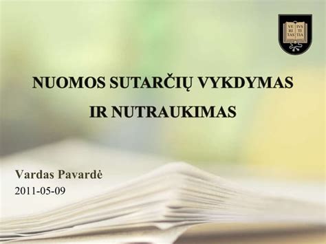 Nuomos sutarties sudarymas