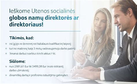 Utenos socialinės globos namų veikla