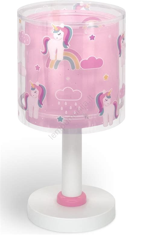 vaikiška lempa vaivorykštė vaikų kambaryje