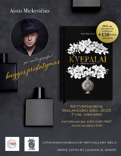 Aistis Mickevičius su savo parfumerijos kūriniais