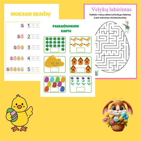 Vaikiškos užduotėlės spausdinimui