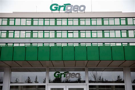 Gamyklos „Grigeo“ nuotrauka, demonstruojanti modernią produkciją.