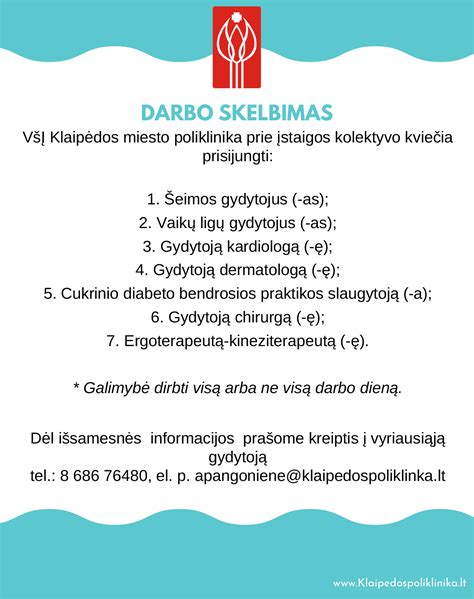 Darbo skelbimų pavyzdžiai globos namų kontekste.