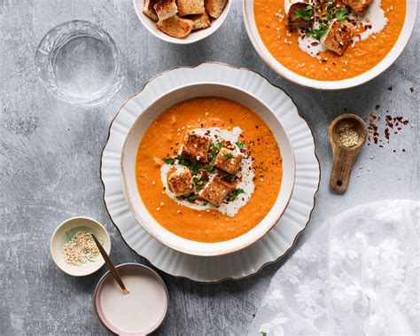 morkų sriuba su krevetėmis