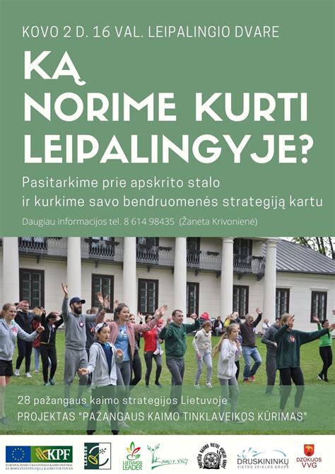 Leipalingio miestelio bendruomenės renginio akimirkos