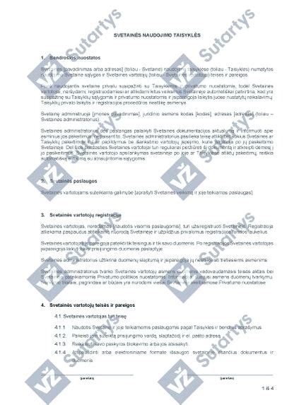 Svetainės Rekvizitai.lt pavyzdys