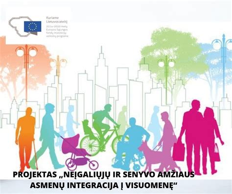 Vaizdas, simbolizuojantis integraciją į visuomenę