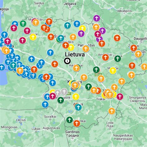 Lietuvos bažnyčių žemėlapis