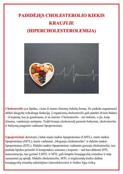 Cholesterolio kiekis kiaušiniuose