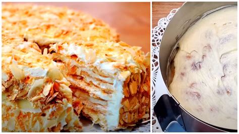 sluoksniuoto pyrago su kremu nuotrauka