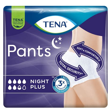 Schema, kaip veikia TENA Pants Night