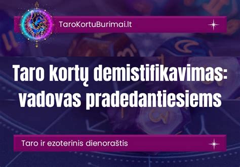 Taro kortų Didysis Arkanas
