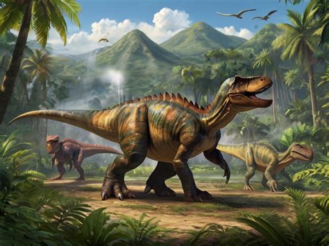 Dinozaurai prieš milijonus metų