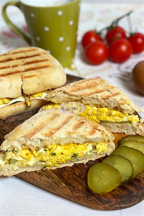 Paruoštas kreminis kiaušinių sumuštinis