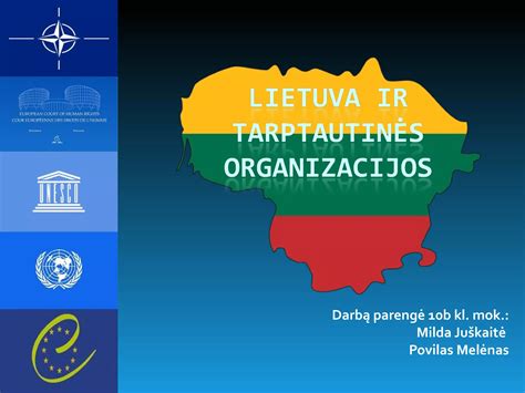 tarptautinės darbo organizacijos logotipas