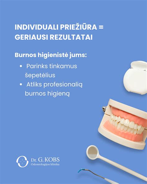 Nėščiosios atlieka burnos higieną