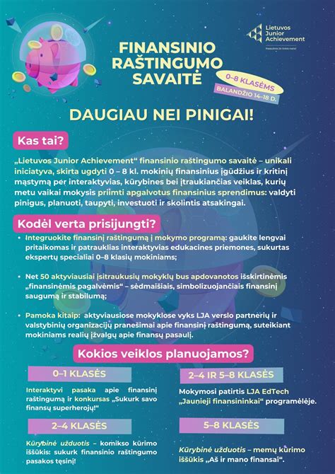 vaiko finansinis raštingumas