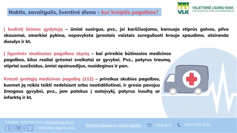 Schema, kaip kreiptis dėl būtinosios medicinos pagalbos