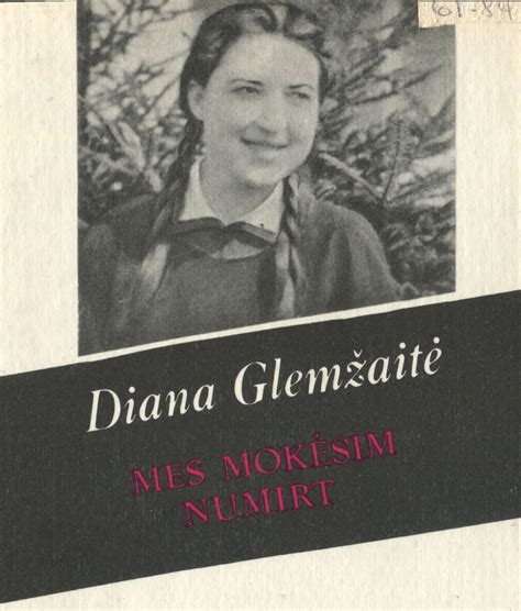 Diana Glemžaitė jaunystėje